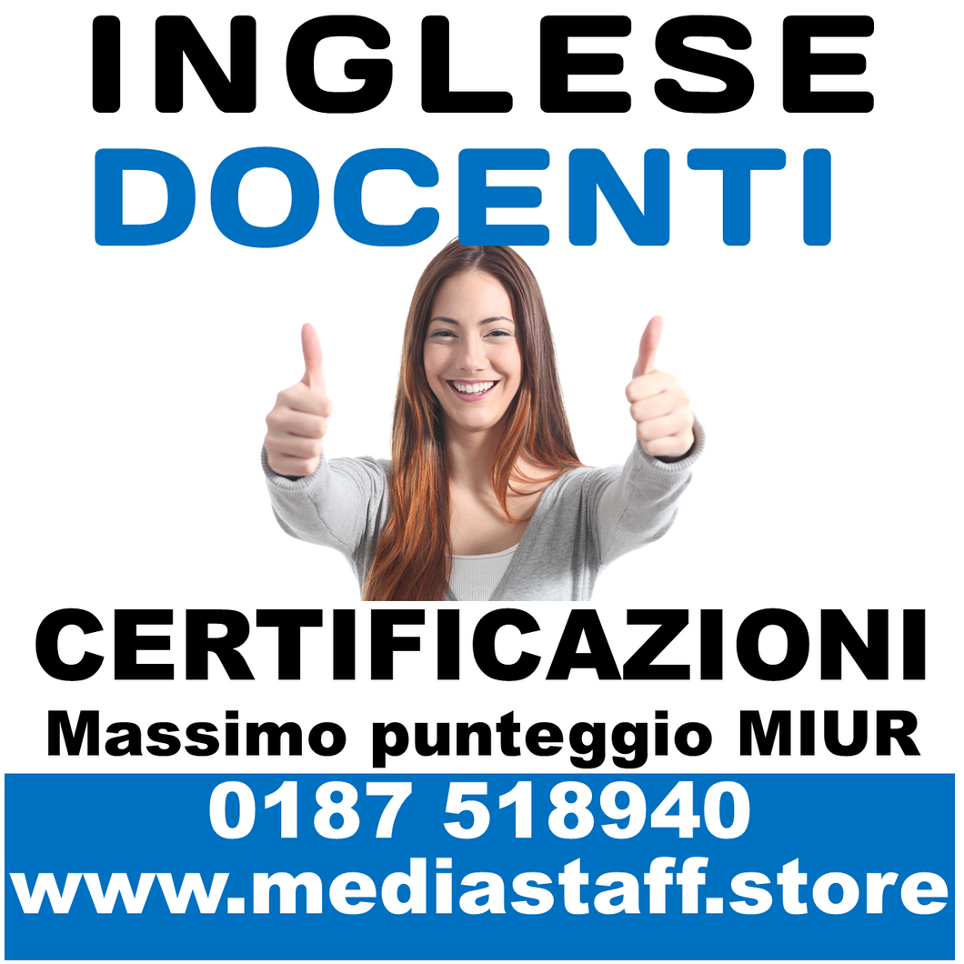 PROMO_BLACK WEEK Webinar Inglese B2 “Advanced” e certificazione riconosciuta dal ministero dell’Istruzione (per chi è già a liv. B1 anche se non certificato)  a distanza in tempo reale+ e esame B2 - valutato  3 punti GPS docenti